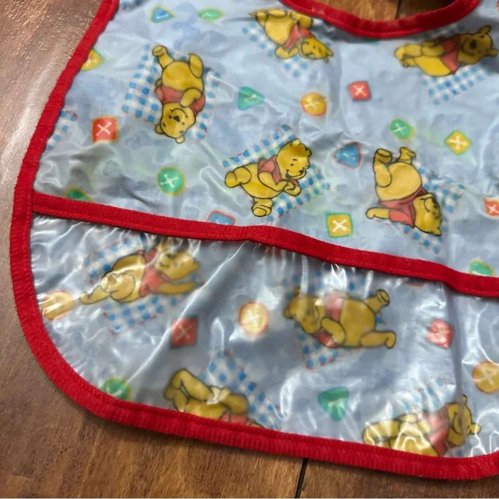Colorful gender neutral Kids Bib Set, Winnie the Pooh, teething bibs etc.